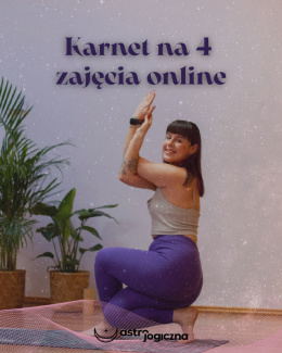 Karnet na zajęcia online - 4 zajęcia