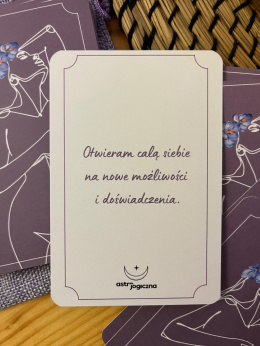 Karty do afirmacji Moon in Libra